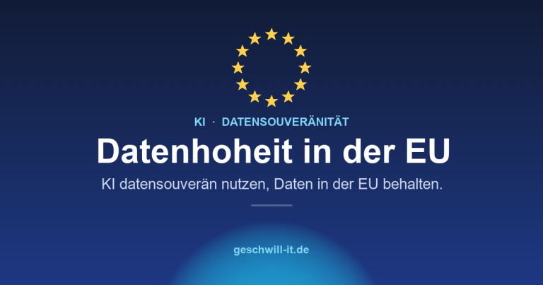 Datenhoheit in der EU: Wie Unternehmen KI nutzen, ohne die Kontrolle über ihre Daten zu verlieren